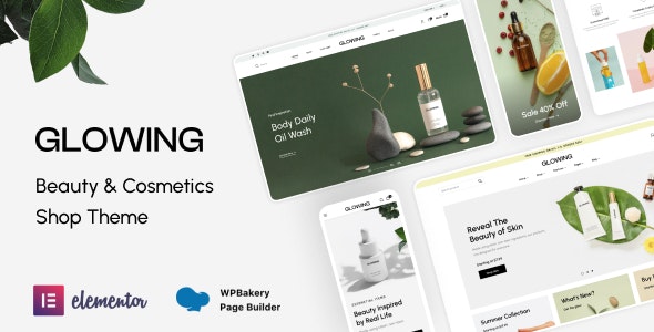Glowing – Beauty & Cosmetics Shop Theme - WooCommerce eCommerce